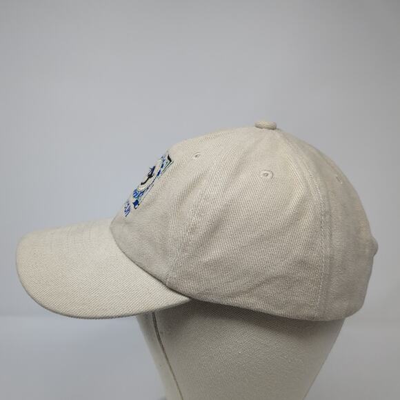 Cancun Slideback Baseball Cap Beige One Size Adjustable Embroidered Quality Caps - Picture 3 of 9